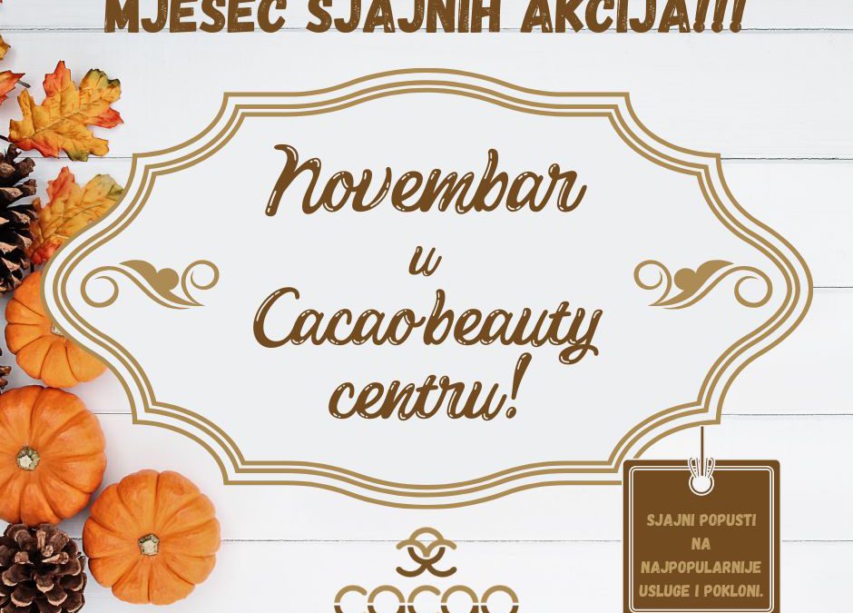 Novembar – MJESEC SJAJNIH AKCIJA!